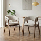 Riverton Boucle Dining Chair – Cream