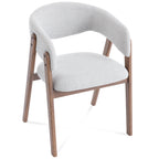 Riverton Boucle Dining Chair – Light Grey