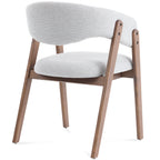 Riverton Boucle Dining Chair – Light Grey