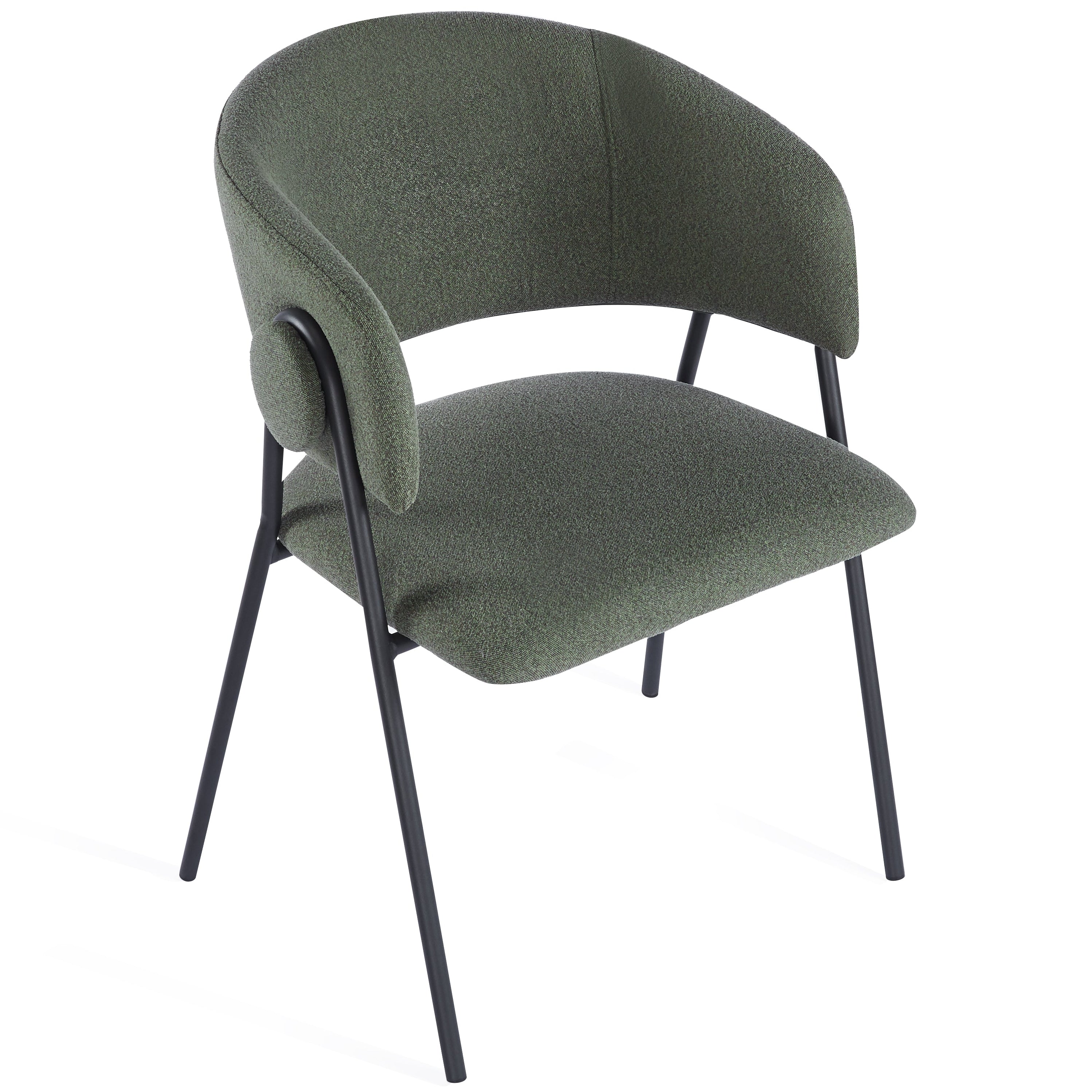Shiro Dining Chairs – Set of 4 | Olive Green