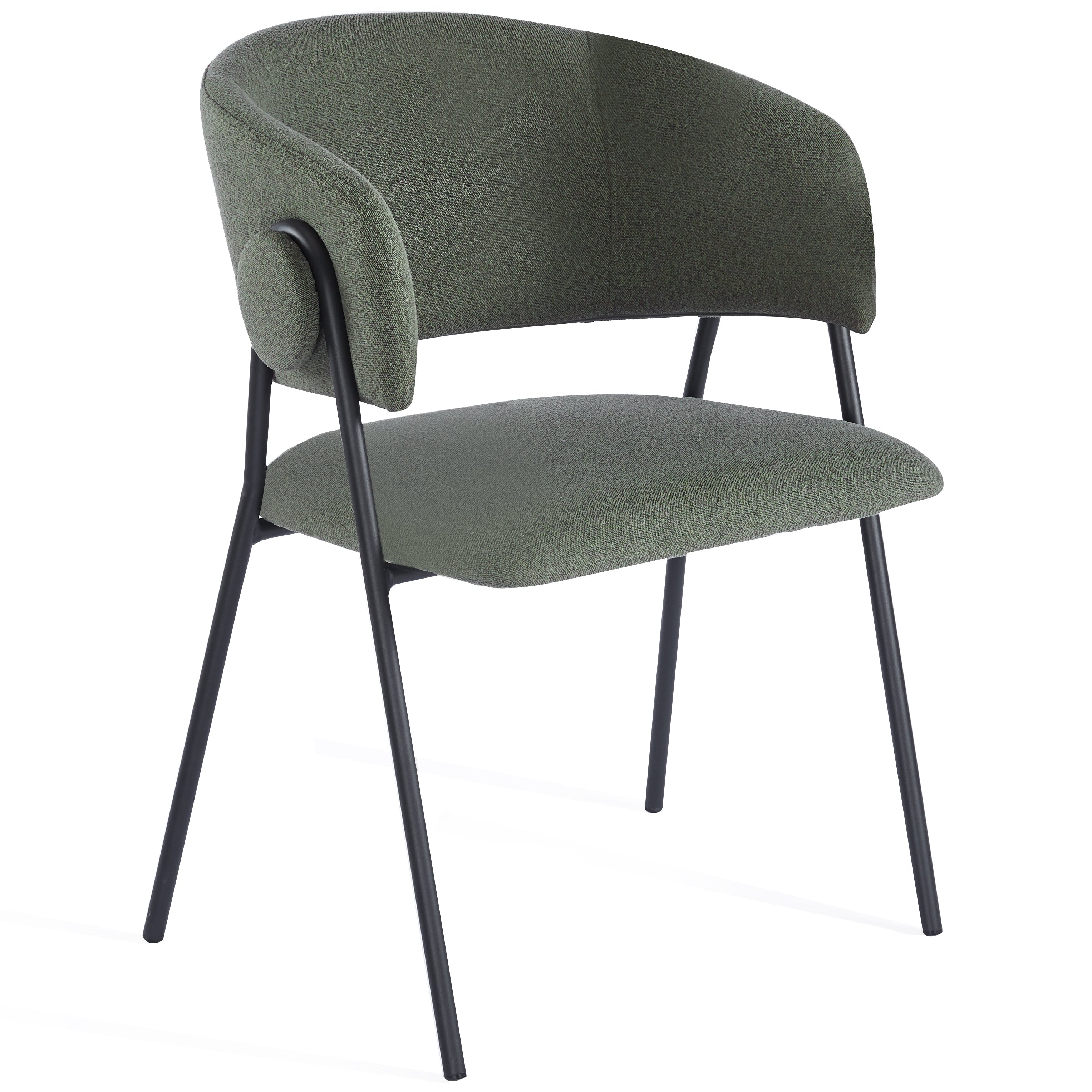 Shiro Dining Chairs – Set of 4 | Olive Green