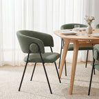 Shiro Dining Chairs – Set of 4 | Olive Green