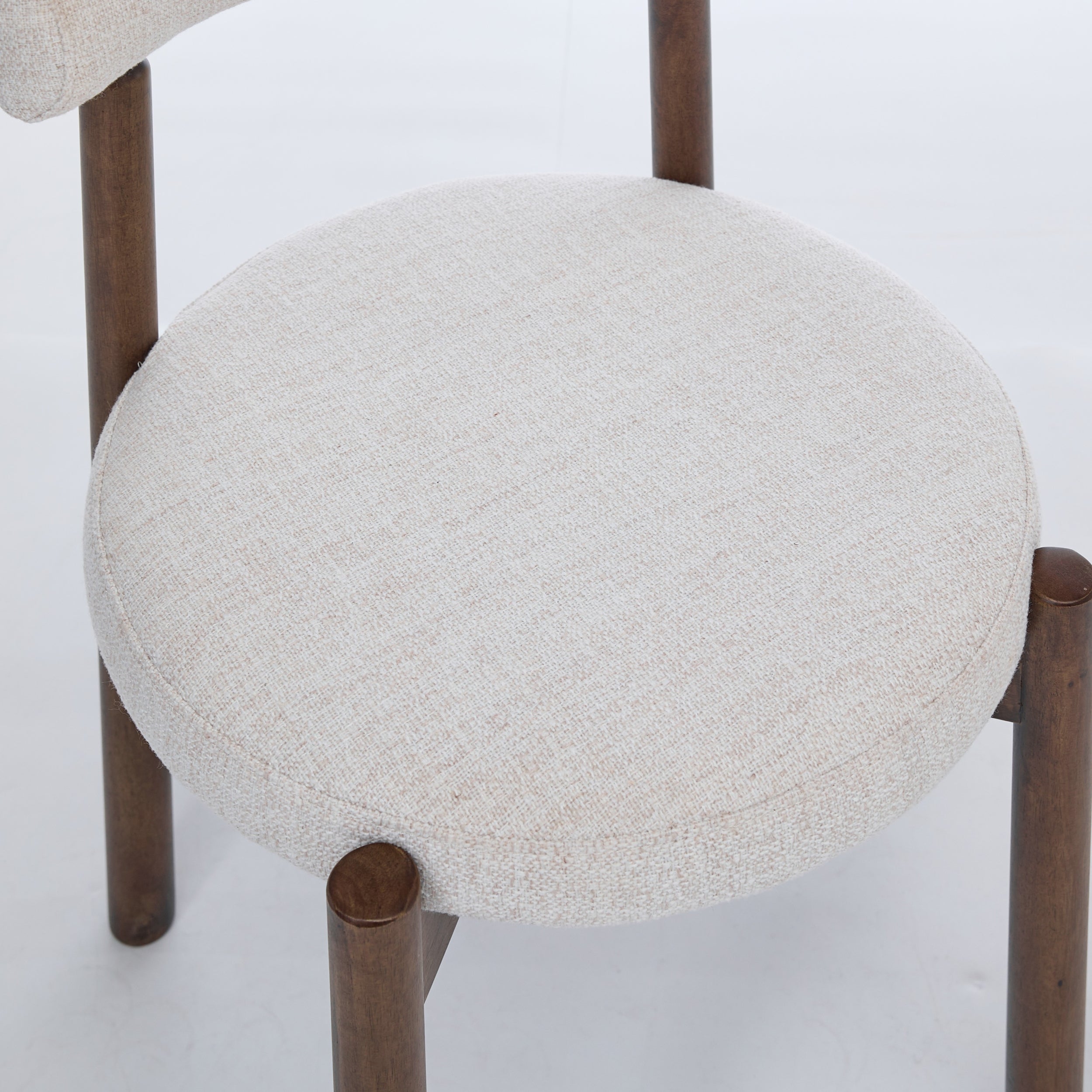 Skara Dining Chairs – Set of 2 - Cream
