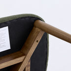 Soma Dining Chairs – Set of 2 | Olive Green