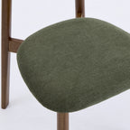 Soma Dining Chairs – Set of 2 | Olive Green