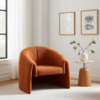 Taylor Accent Chair – Textured | Orange