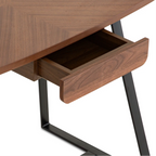 Vanta Dressing Table – One Drawer | Walnut