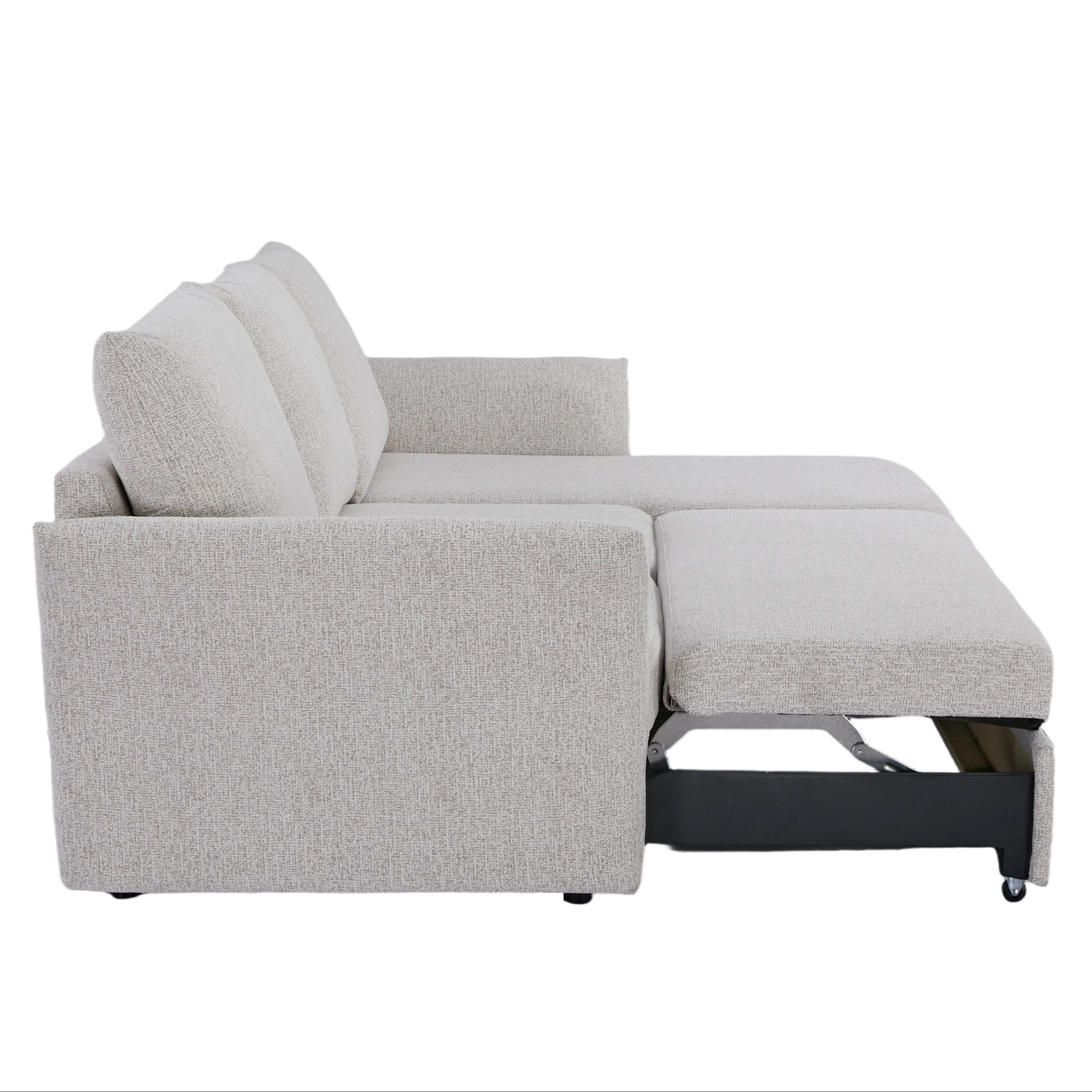 Velin Corner Sofa Bed (Storage) – 3 Seater | Beige