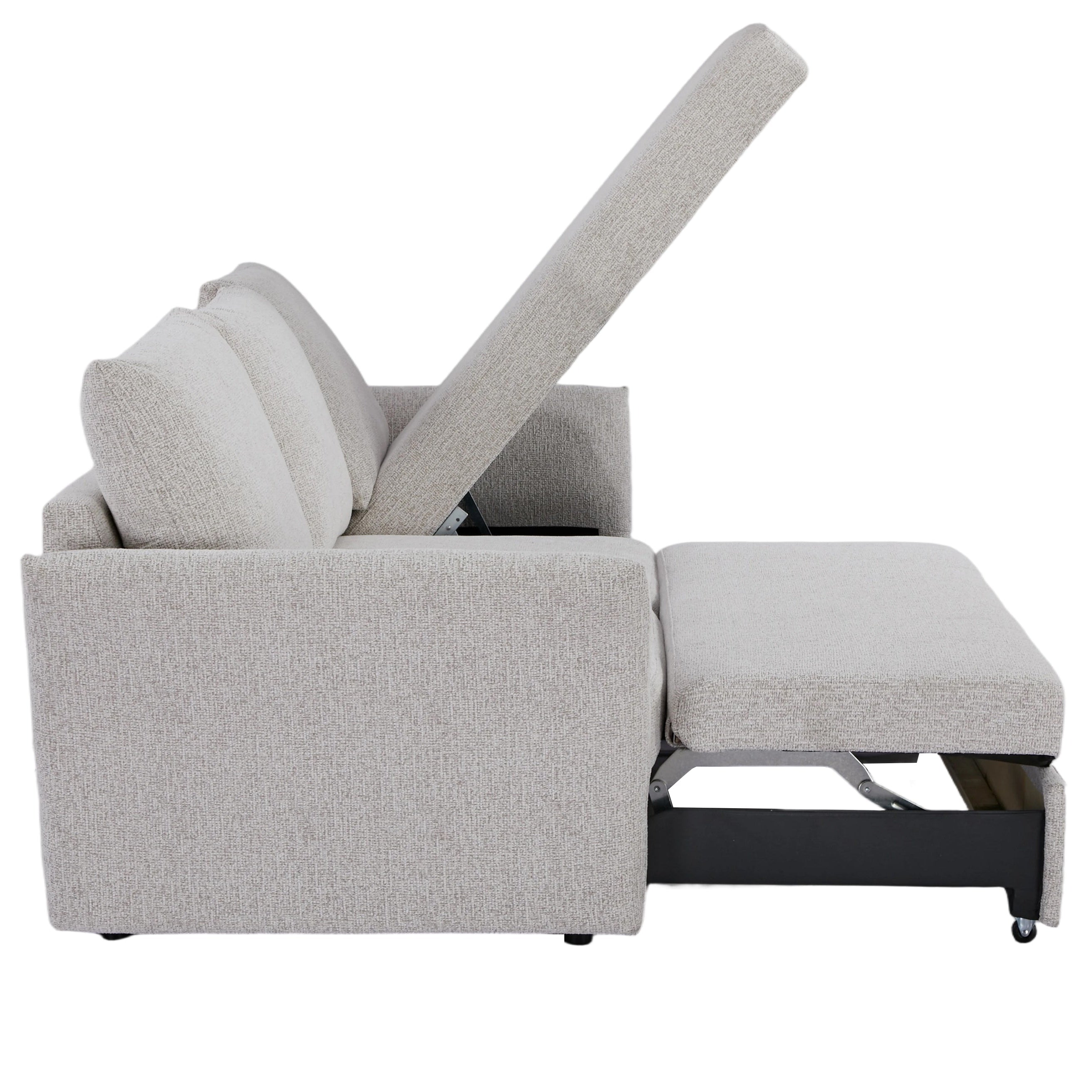 Velin Corner Sofa Bed (Storage) – 3 Seater | Beige