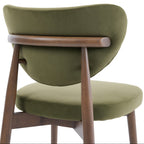 Valen Dining Chairs – Set of 2 | Olive Green