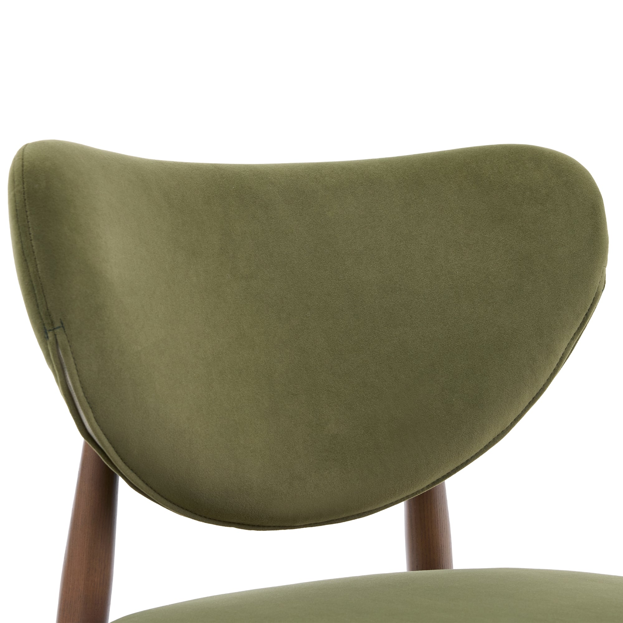 Valen Dining Chairs – Set of 2 | Olive Green
