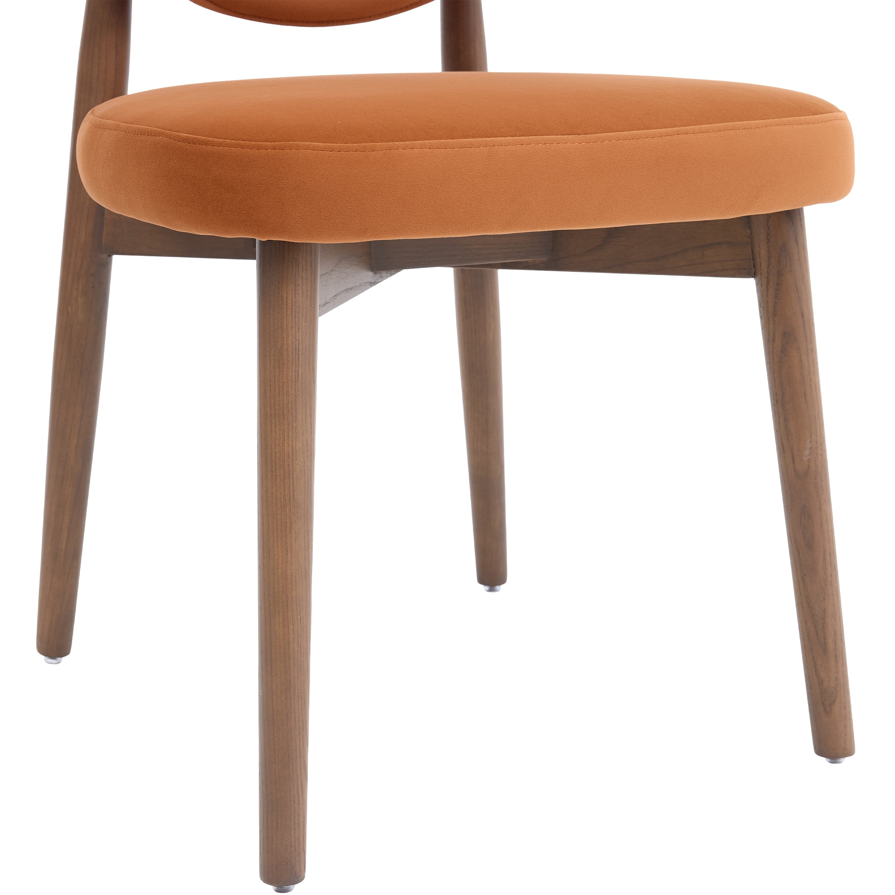 Valen Dining Chairs – Set of 2 | Rusty Orange