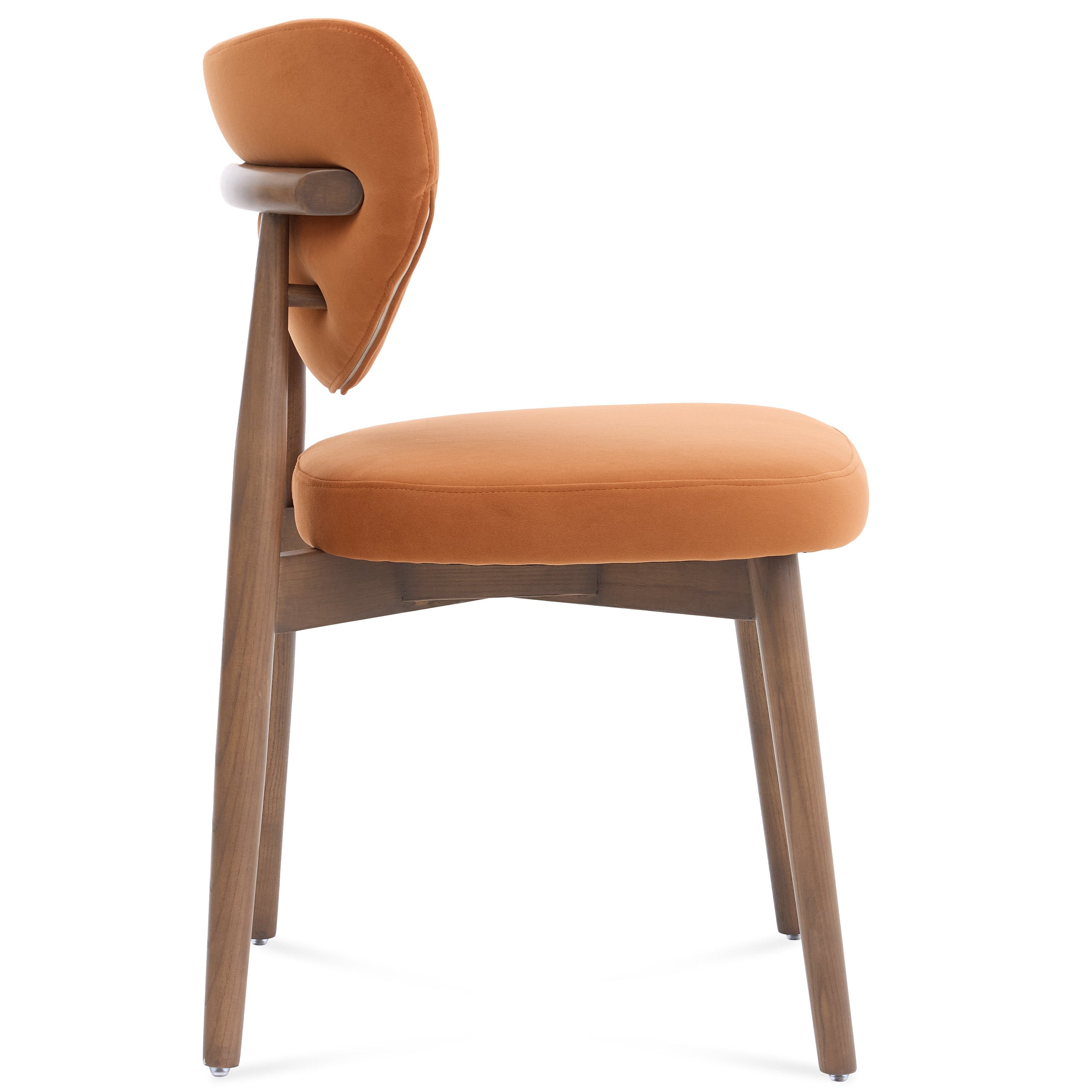 Valen Dining Chairs – Set of 2 | Rusty Orange