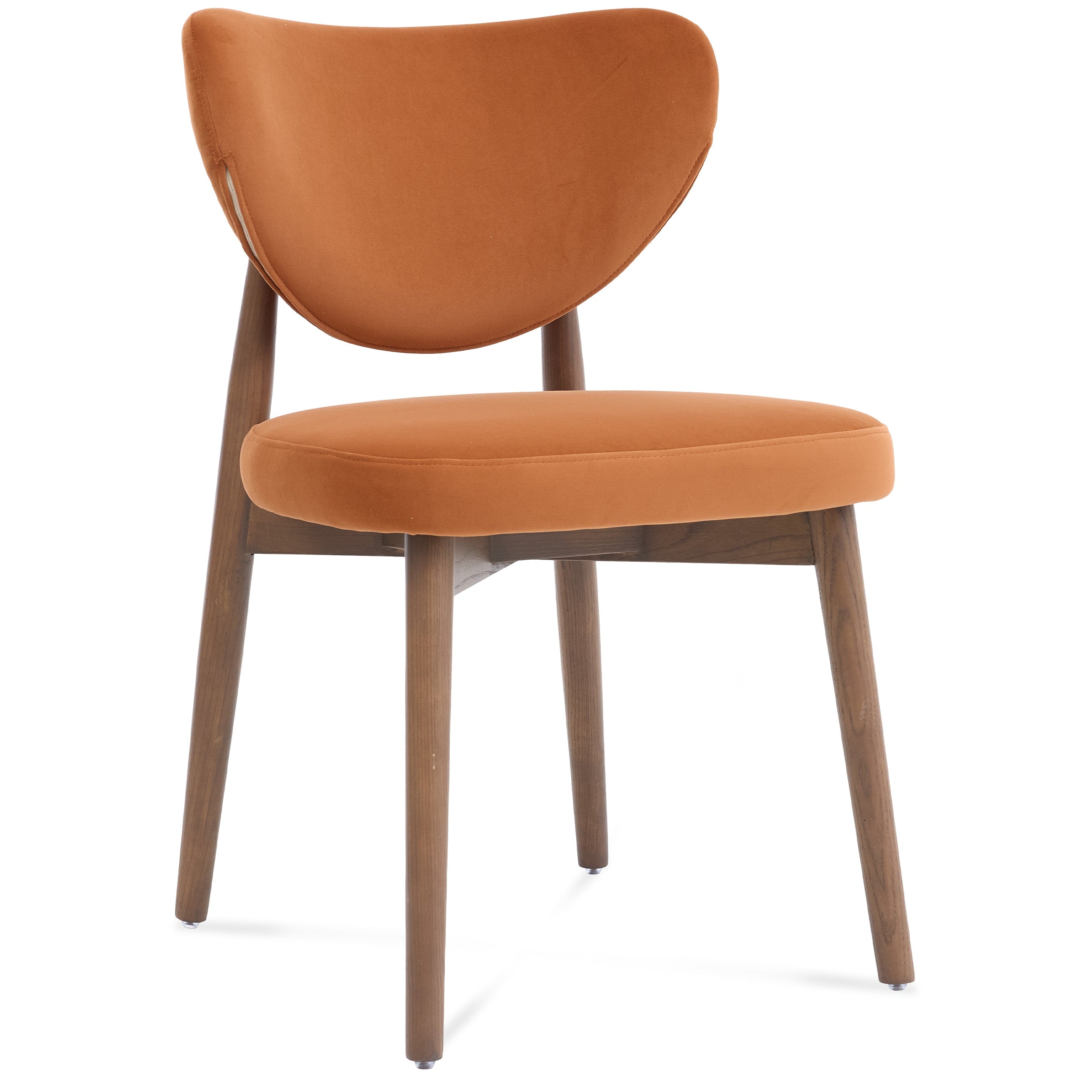 Valen Dining Chairs – Set of 2 | Rusty Orange