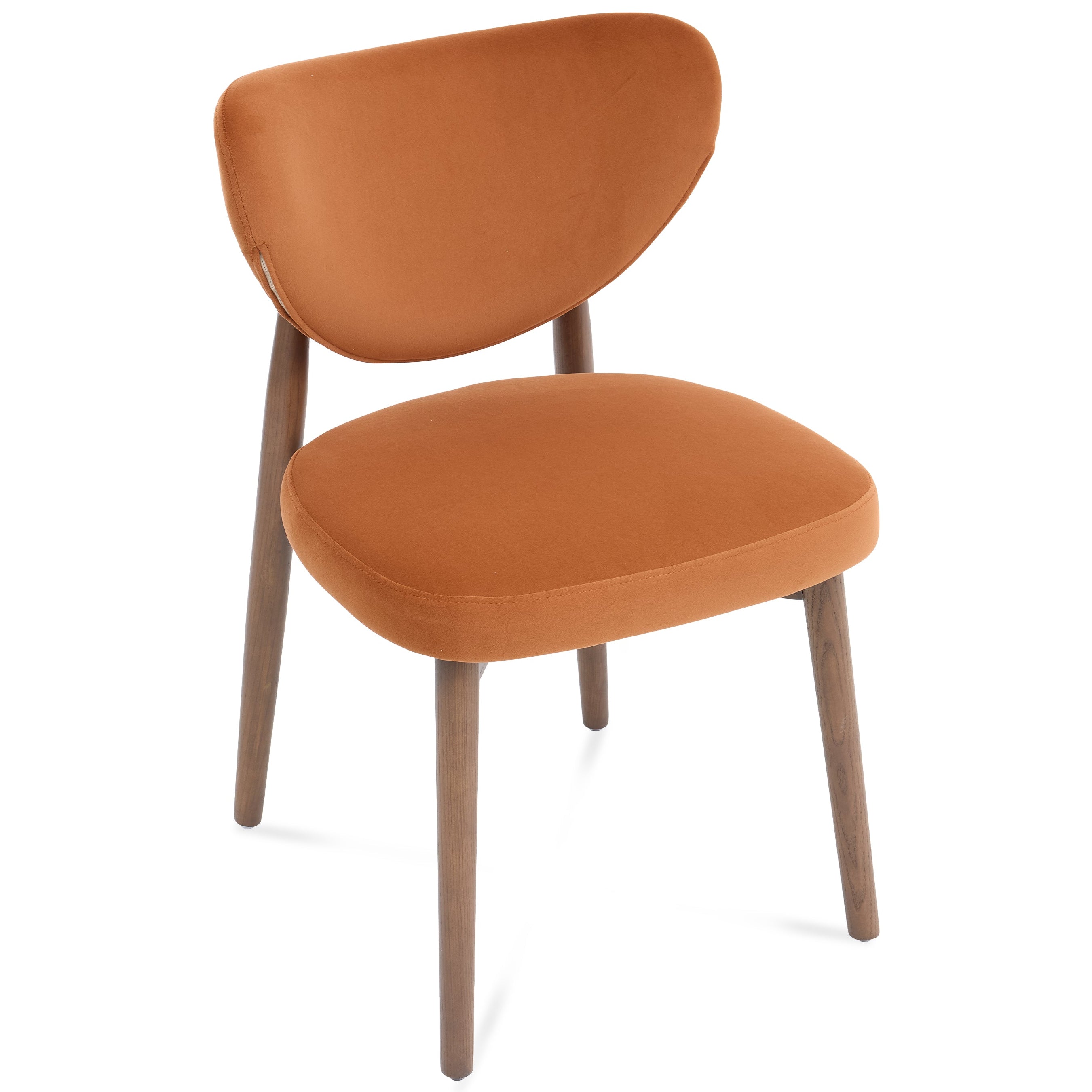 Valen Dining Chairs – Set of 2 | Rusty Orange