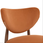 Valen Dining Chairs – Set of 2 | Rusty Orange