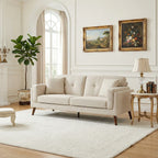 Vedic Sofa – 3 Seater | Beige