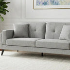 Vedic Sofa – 3 Seater | Dark Grey
