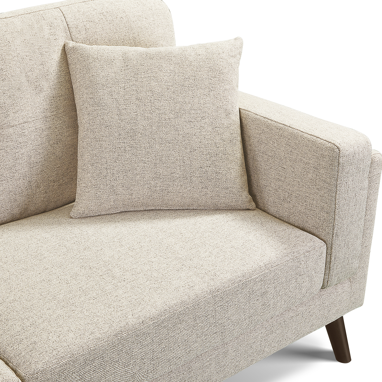 Vedic Sofa – 3 Seater | Beige