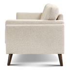 Vedic Sofa – 3 Seater | Beige