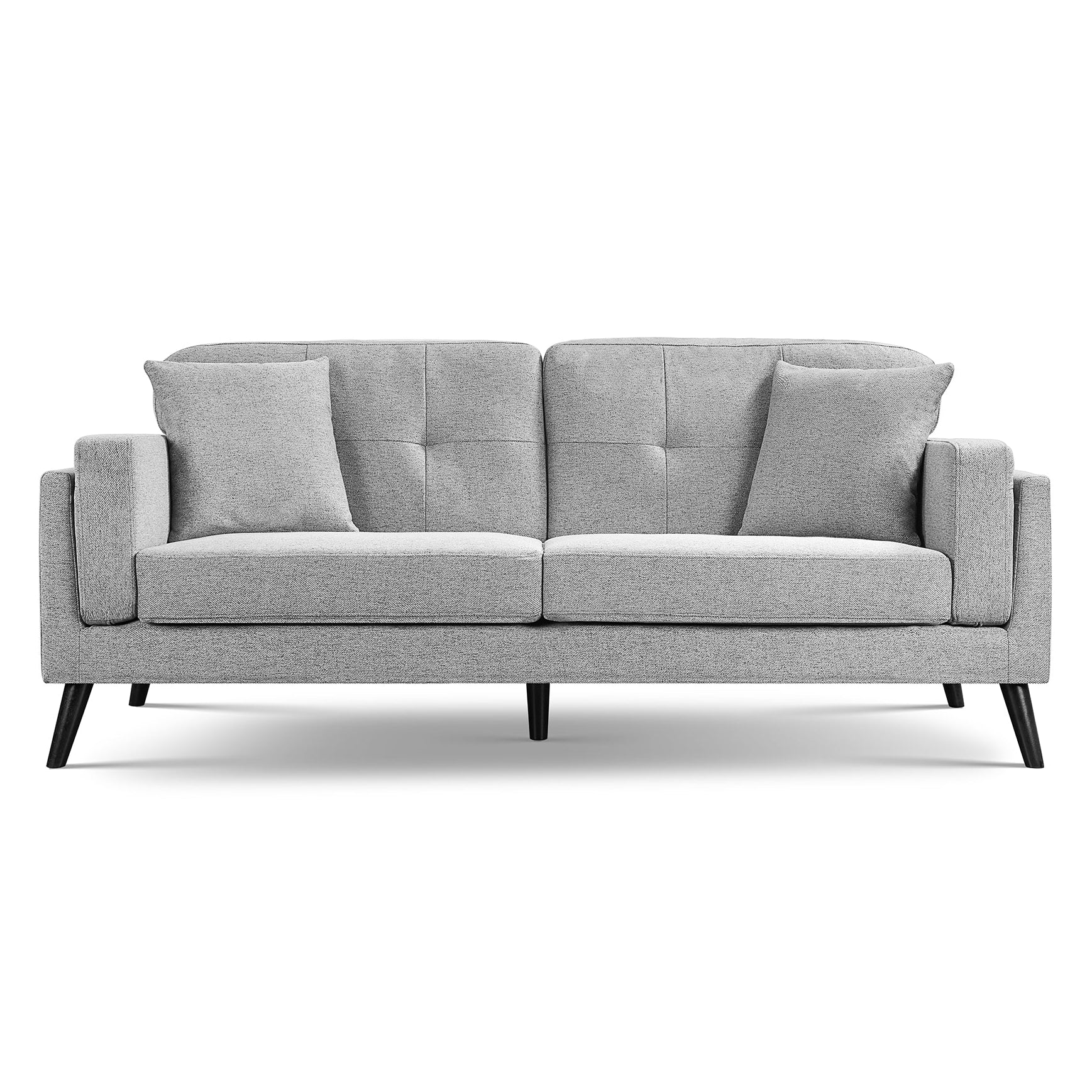 Vedic Sofa – 3 Seater | Dark Grey