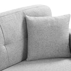 Vedic Sofa – 3 Seater | Dark Grey