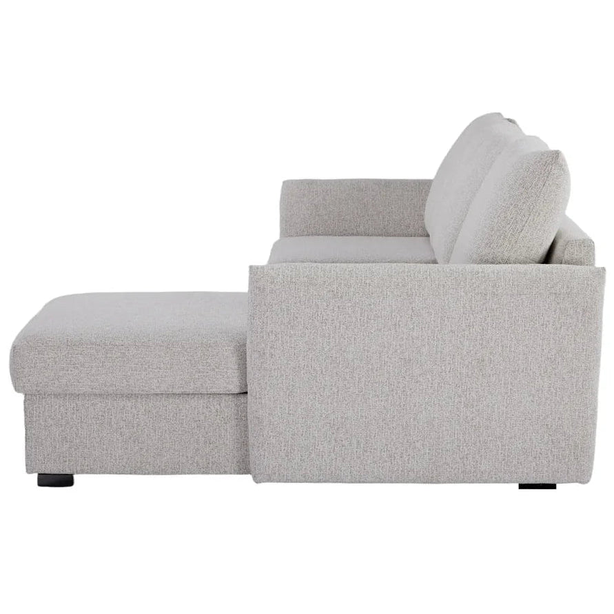 Velin Corner Sofa Bed (Storage) – 3 Seater | Beige