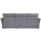 Velin Corner Sofa Bed (Storage) – 3 Seater | Dark Grey