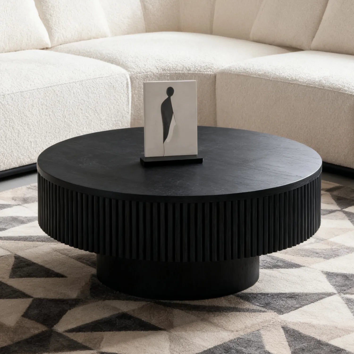 Vivid Coffee Table – Round | Black
