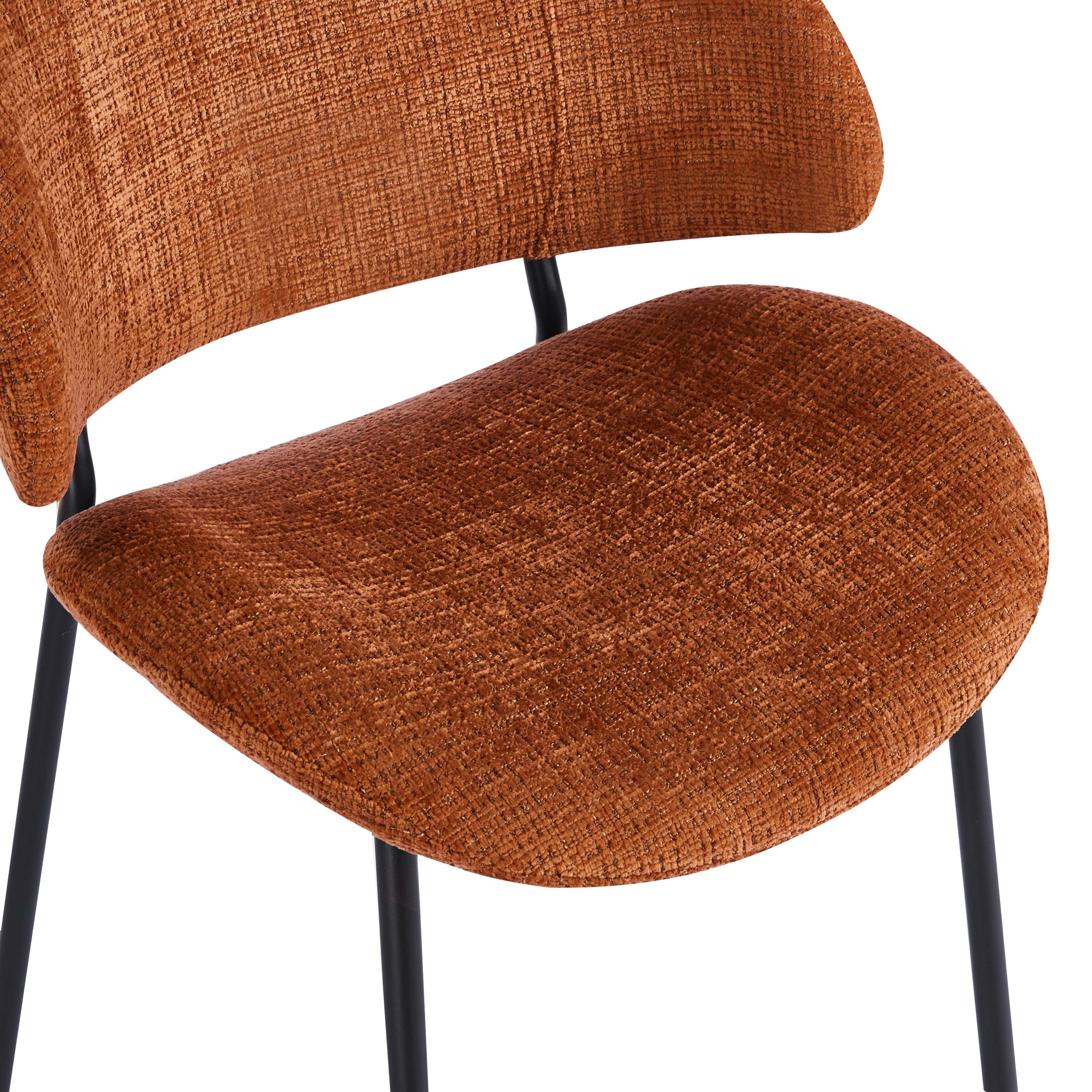 Wexley Dining Chairs – Set of 4 - Burnt Orange