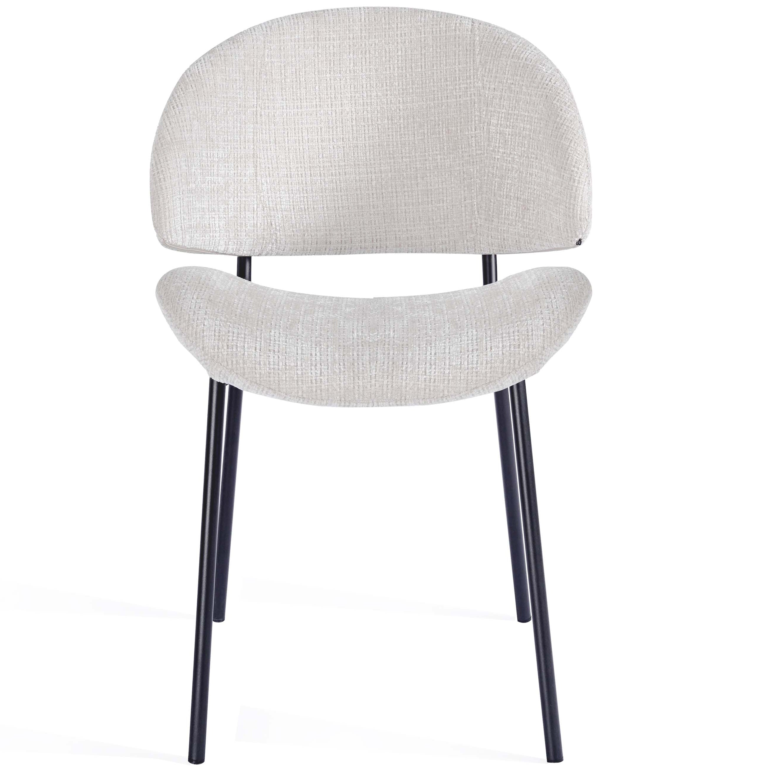 Wexley Boucle Dining Chairs – Set of 4 | Cream