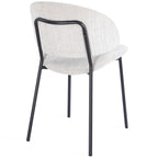 Wexley Boucle Dining Chairs – Set of 4 | Cream