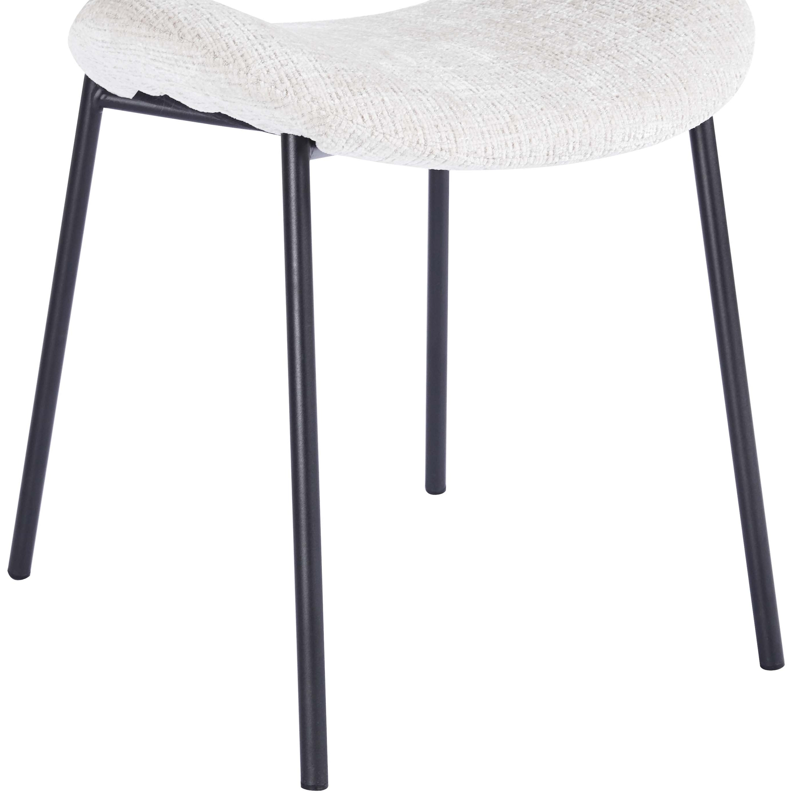 Wexley Boucle Dining Chairs – Set of 4 | Cream
