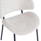 Wexley Boucle Dining Chairs – Set of 4 | Cream