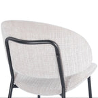 Wexley Boucle Dining Chairs – Set of 4 | Cream