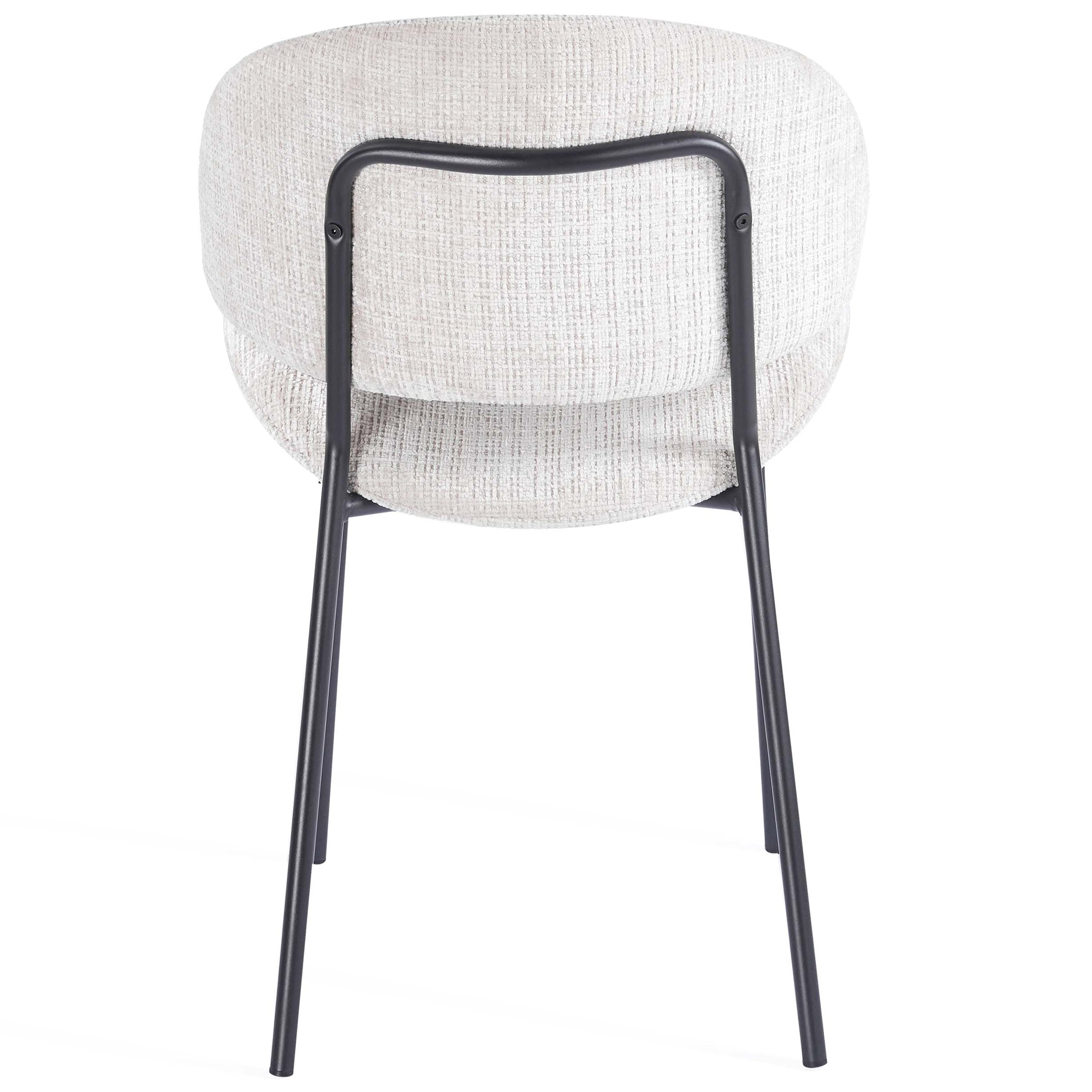 Wexley Boucle Dining Chairs – Set of 4 | Cream