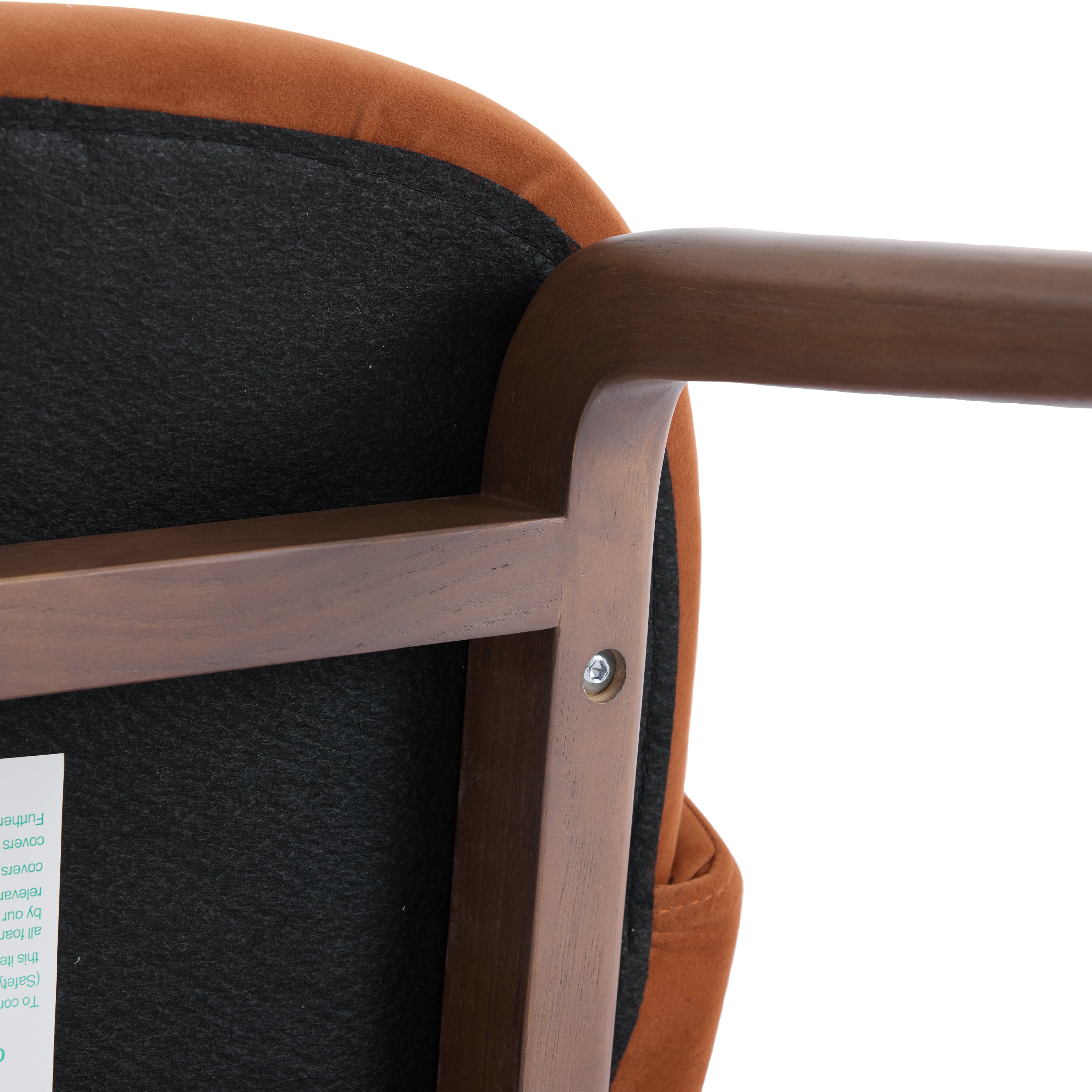 Woodmere Dining Chair – Rusty Orange