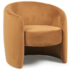 Dylan Accent Chair – Velvet | Caramel