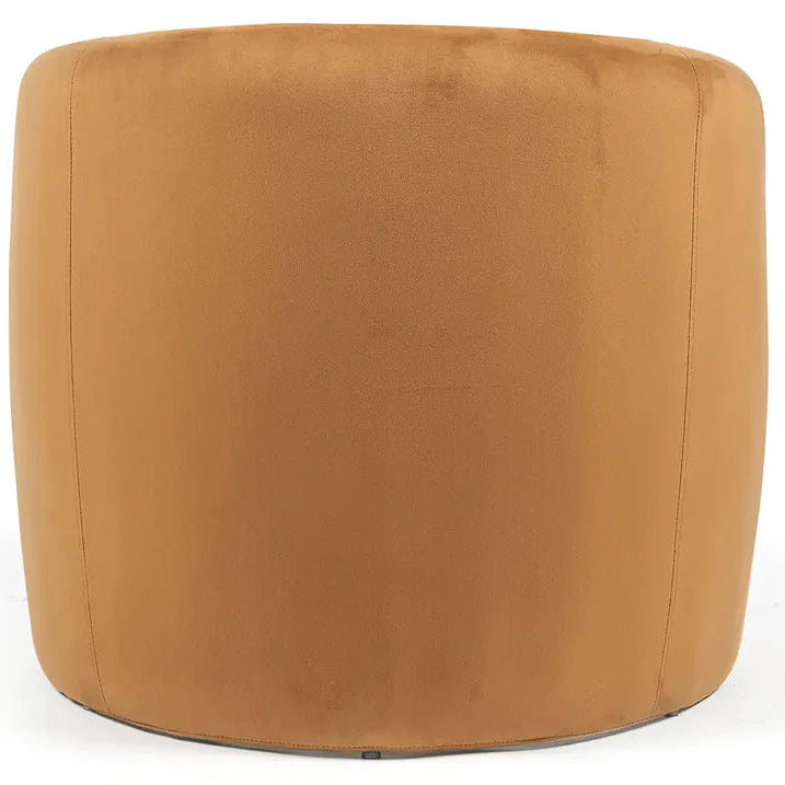 Dylan Accent Chair – Velvet | Caramel