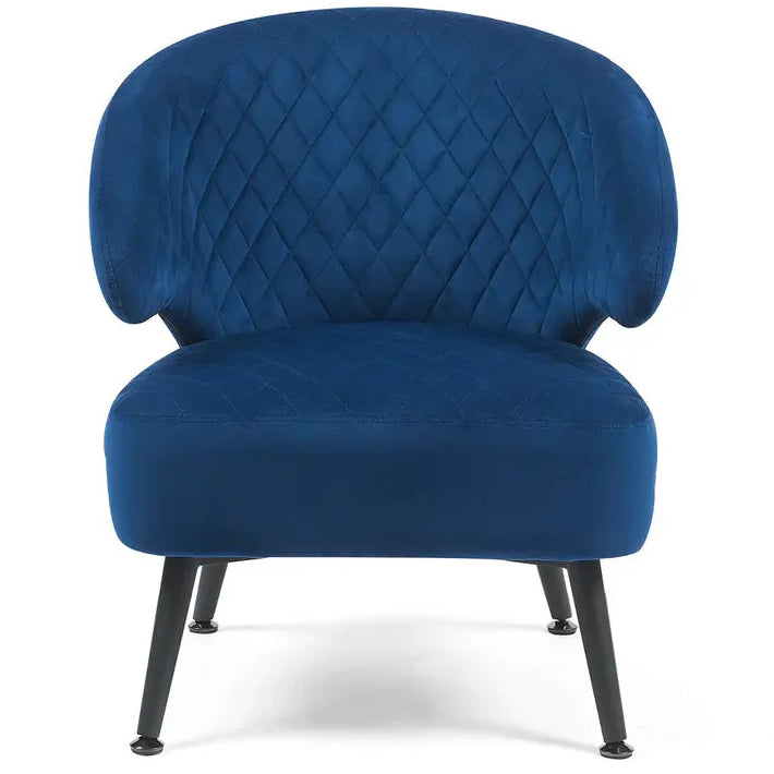 Gemma Accent Chair – Velvet | Navy