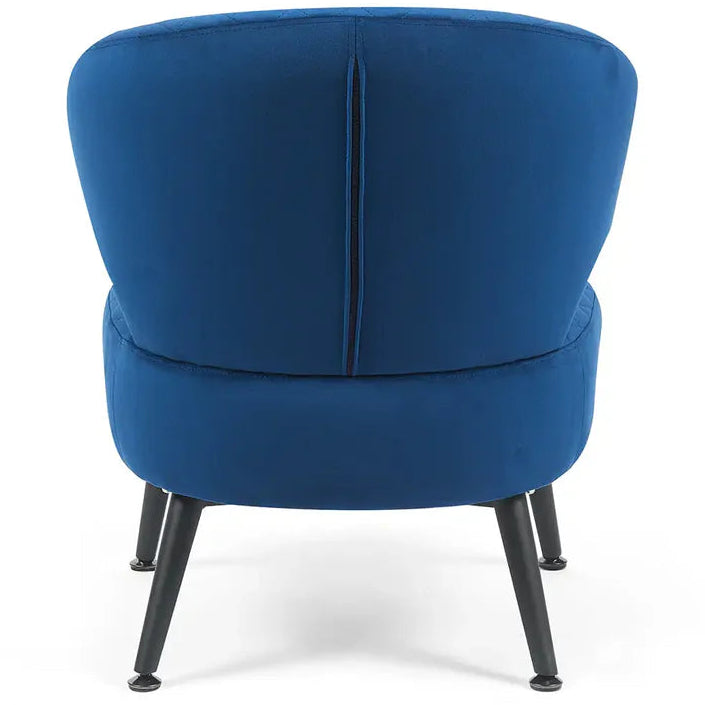 Gemma Accent Chair – Velvet | Navy