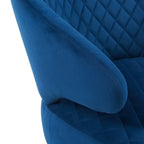 Gemma Accent Chair – Velvet | Navy