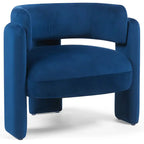 Hailey Accent Chair – Velvet | Navy