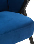 Nico Accent Chair – Velvet | Navy