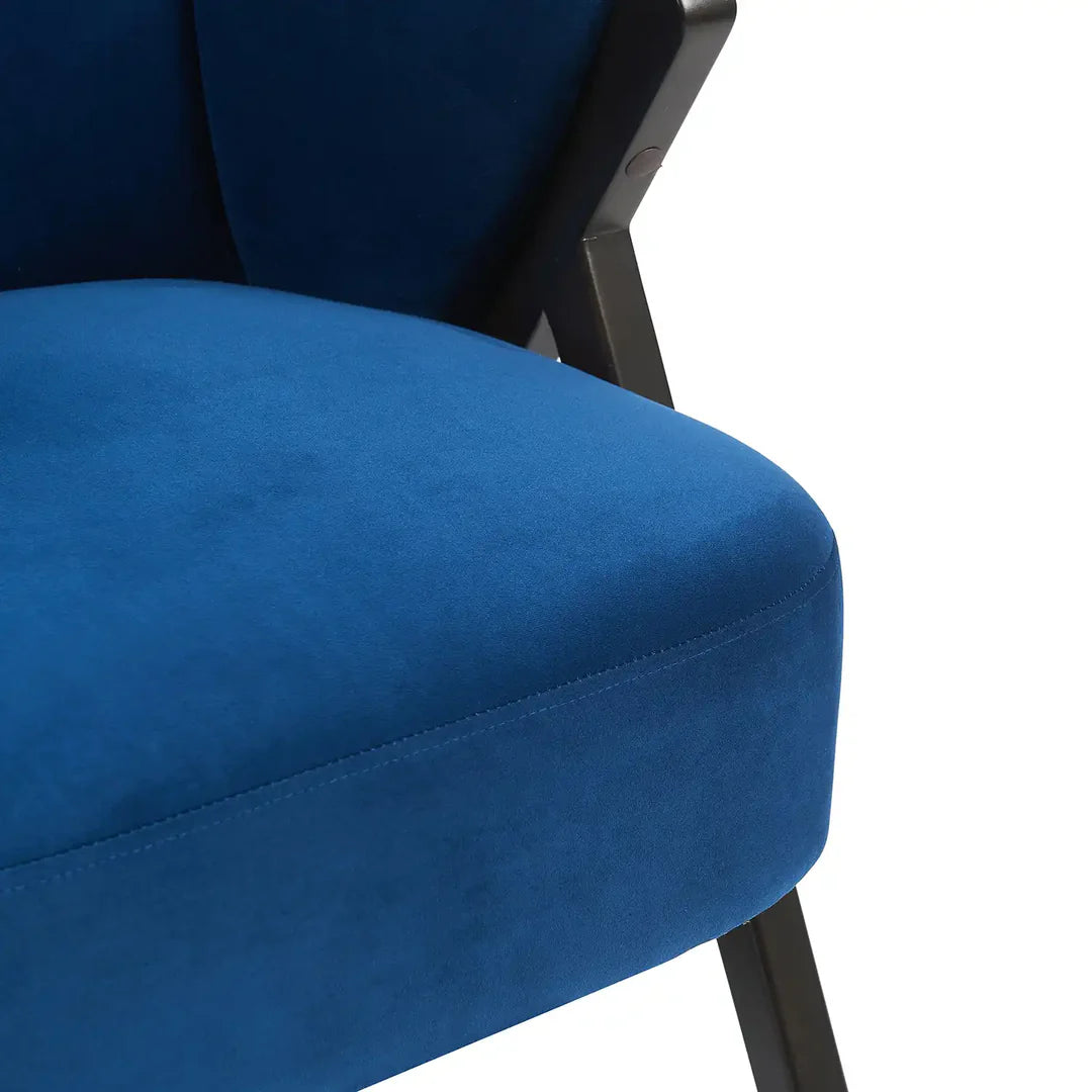 Nico Accent Chair – Velvet | Navy