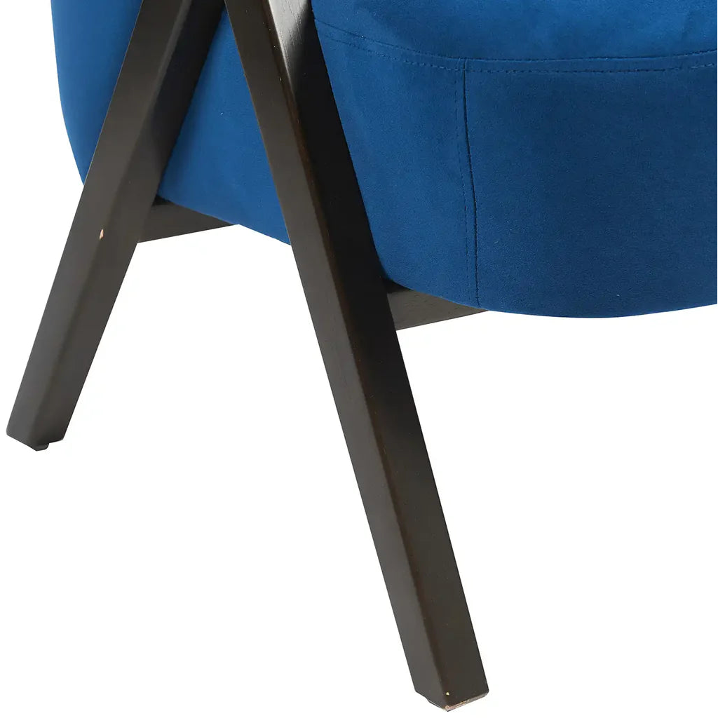 Nico Accent Chair – Velvet | Navy