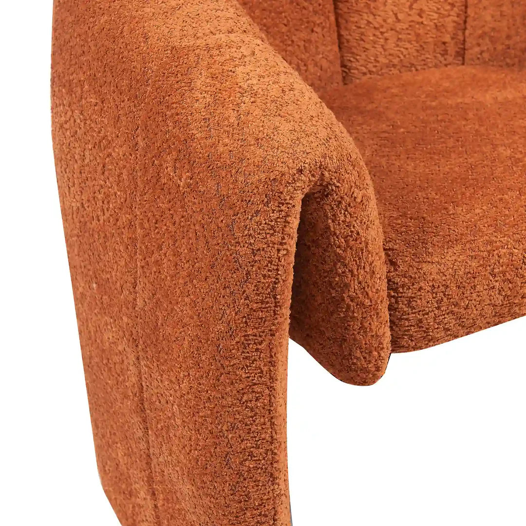 Taylor Accent Chair – Textured | Orange