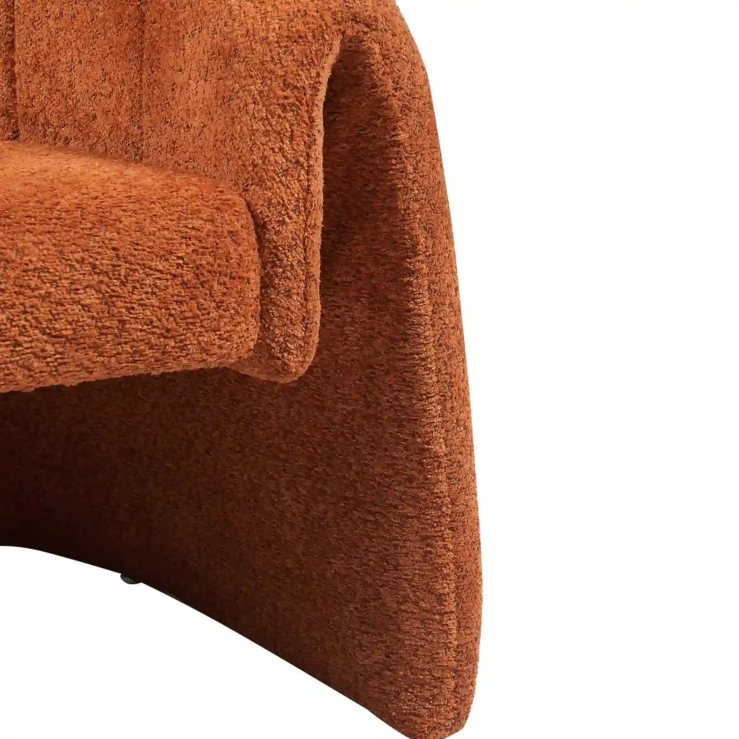 Taylor Accent Chair – Textured | Orange