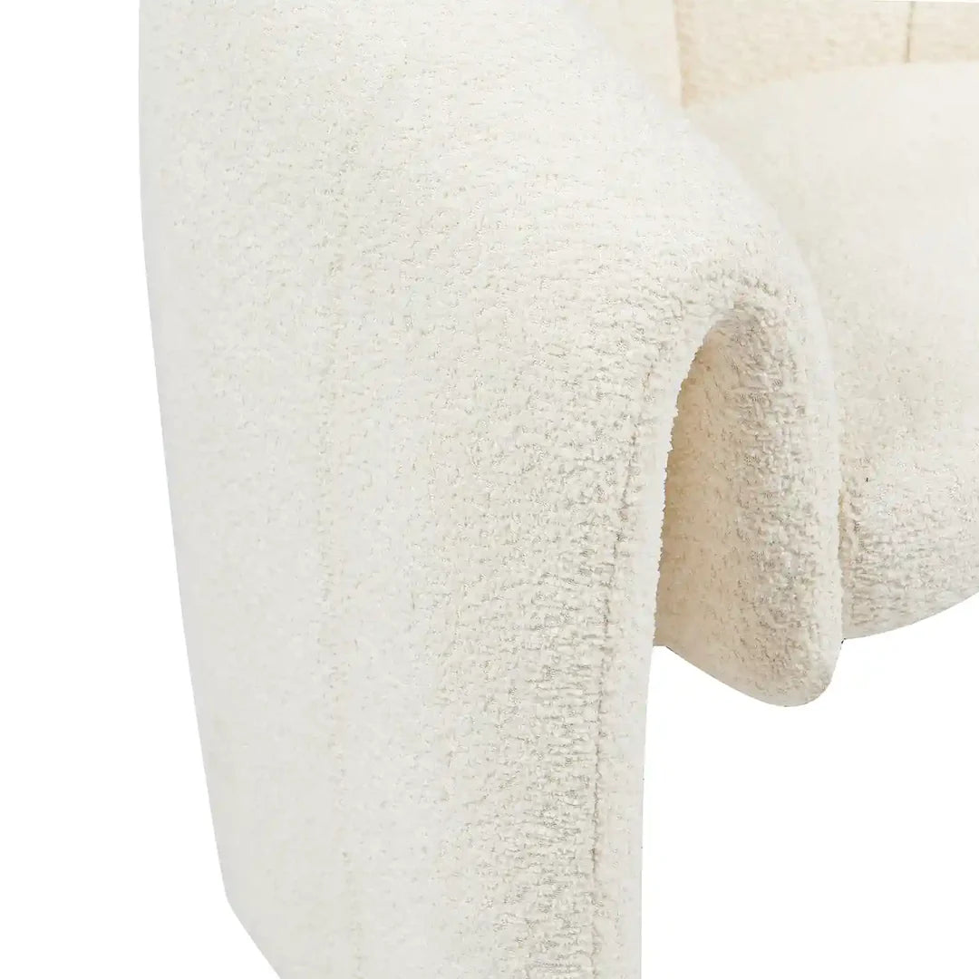 Taylor Accent Chair – Textured | White