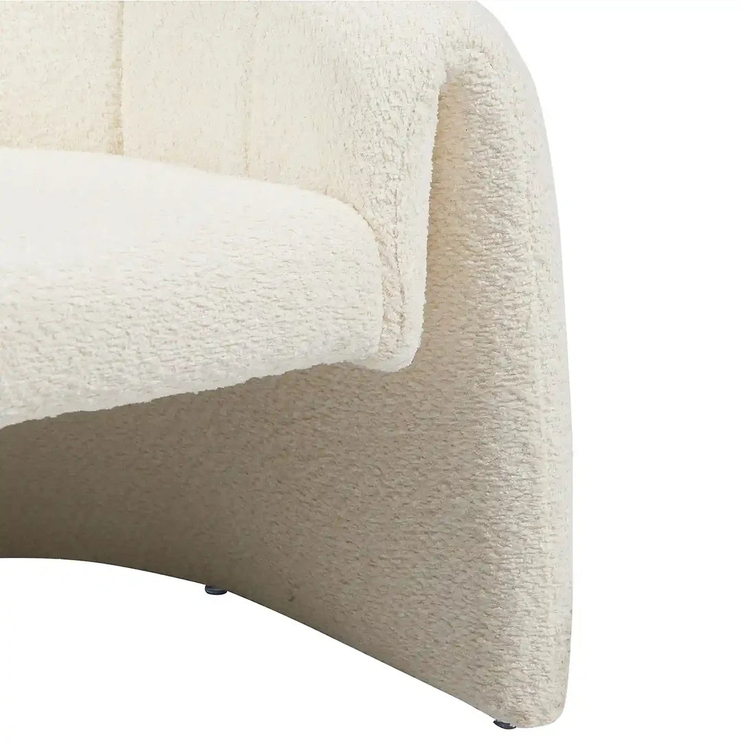 Taylor Accent Chair – Textured | White